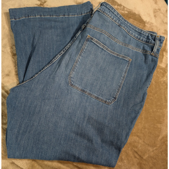 Ava & Viv Womens Plus Size 26 Blue Jeans Wash High-Rise Stretch Fair Trade - Picture 2 of 7